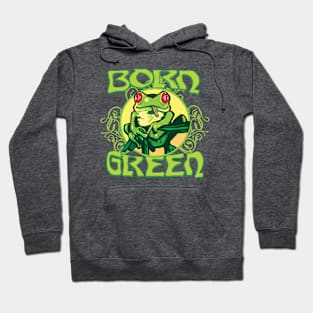 Born Green Frog Hoodie